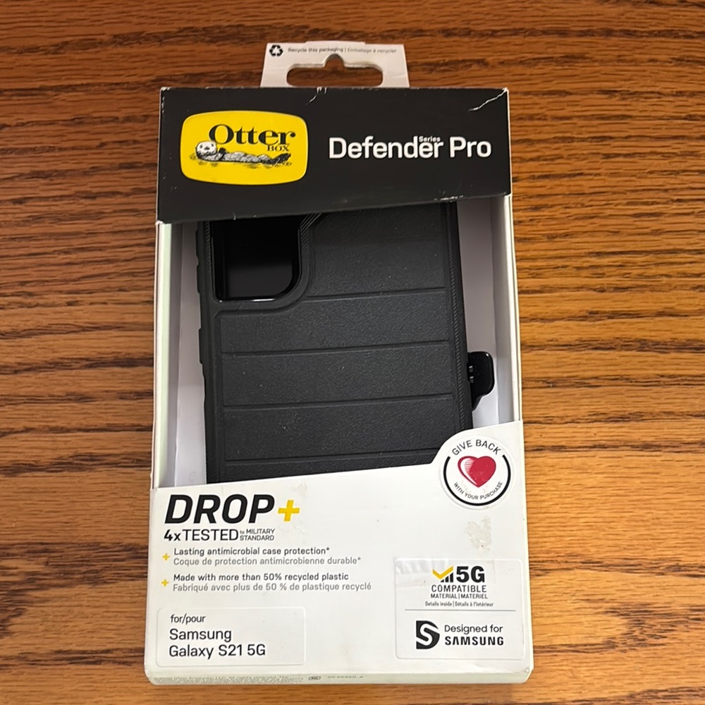 OtterBox Defender Pro Case for Samsung Galaxy S21 5G - Black